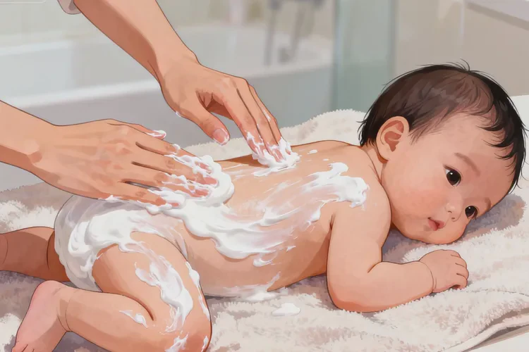 婴儿脖子上经常长湿疹能不能治愈(图2)