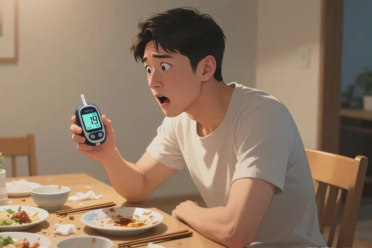 29岁晚餐血糖30.8是怎么回事(图1)