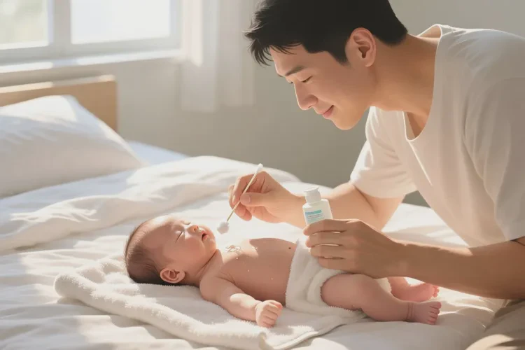 新生儿脖子容易长湿疹可以治愈吗(图2)