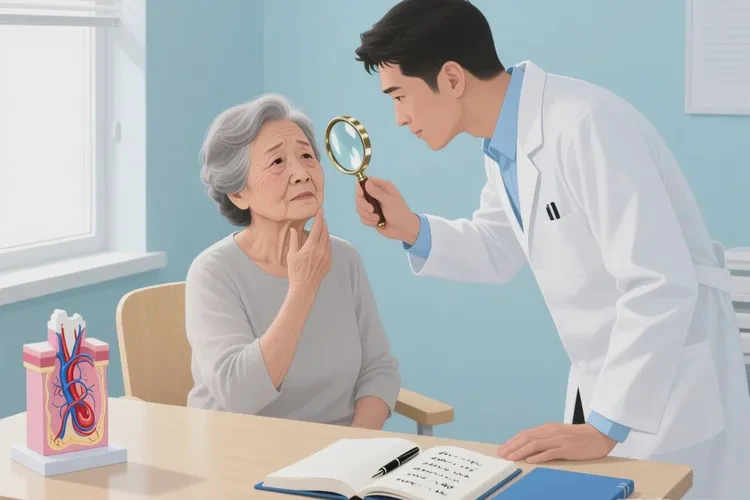 老年人面部偶尔长湿疹能治愈吗(图2)