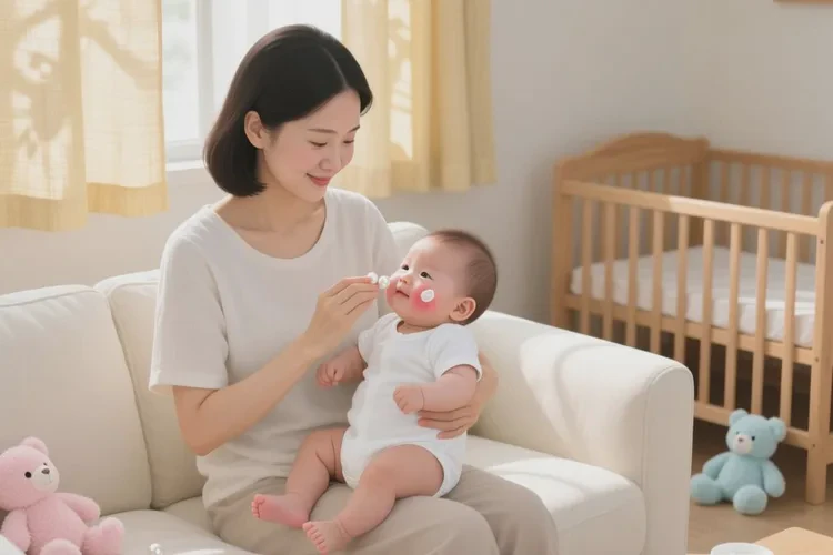 婴幼儿面部出现湿疹能不能治愈(图1)