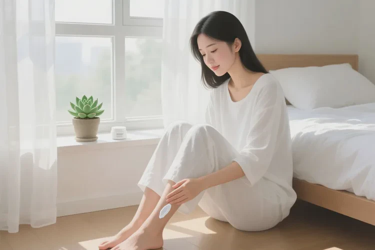 女生小腿上有湿疹可以治愈吗(图1)