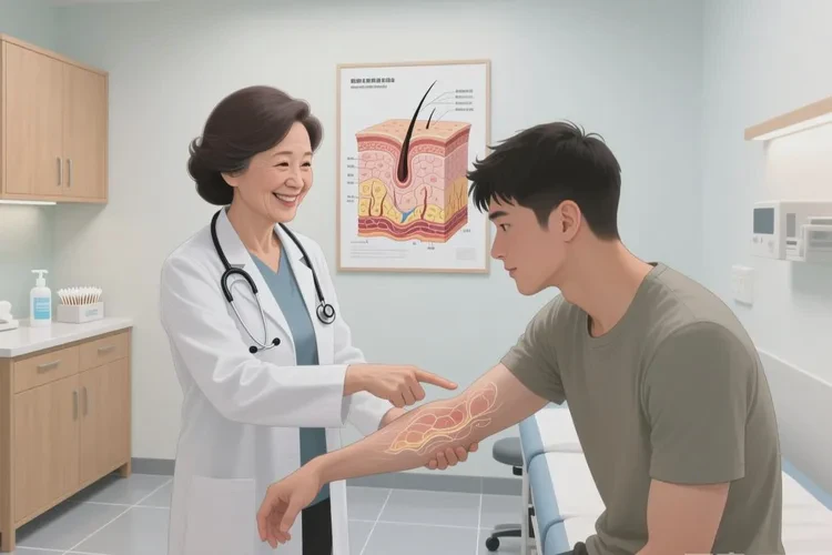 男生肚子上起湿疹能治愈吗(图4)