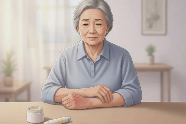 老年人手上出现湿疹能治愈吗(图1)