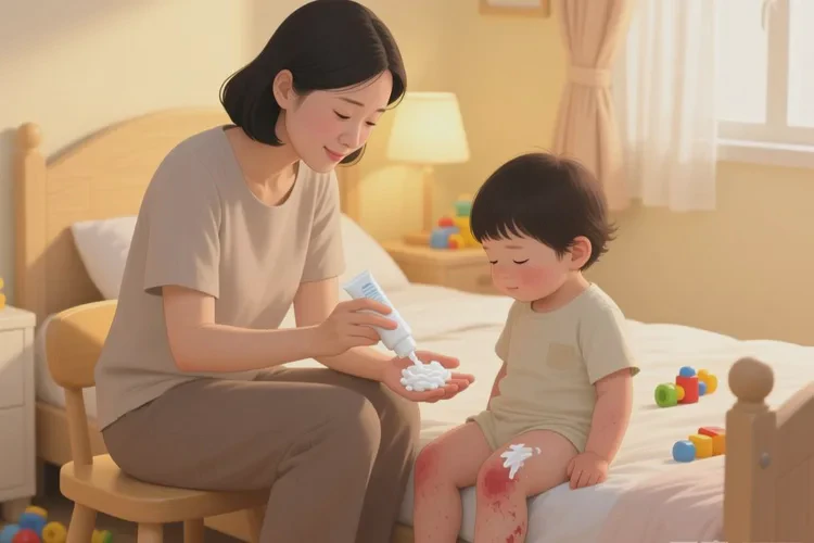 孩子大腿经常起湿疹能不能治愈(图2)