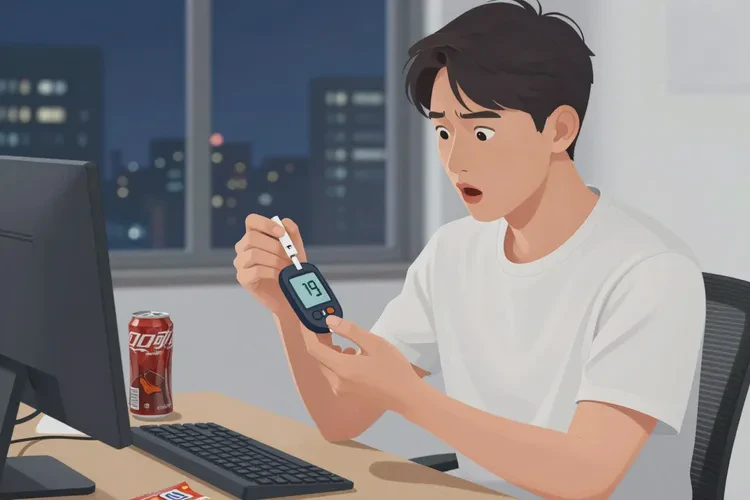 29岁早餐血糖21.8是怎么回事(图1)