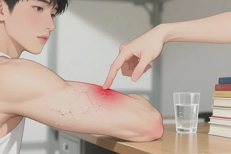 大学生手臂起湿疹能治愈吗(图2)