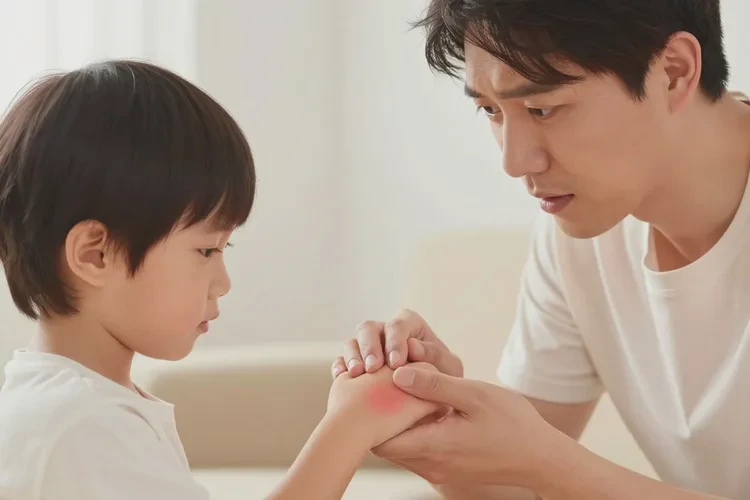 小孩手上出现湿疹能不能治愈(图1)