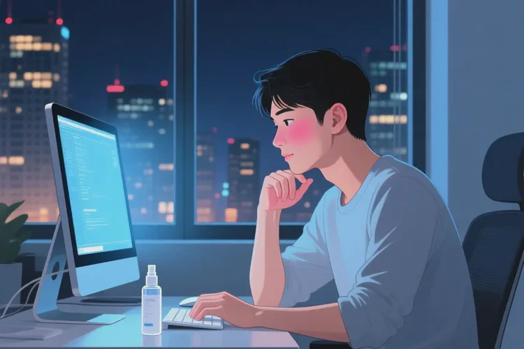 青年人脸上容易起湿疹能治愈吗(图1)