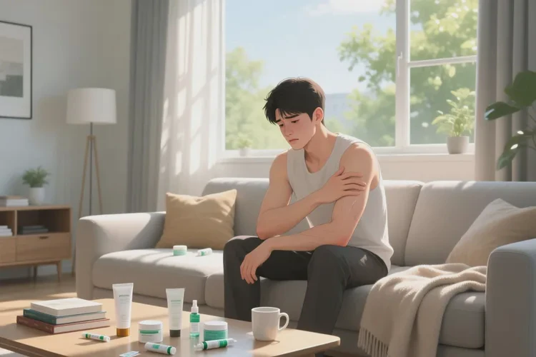 男生全身出现湿疹能治愈吗(图1)