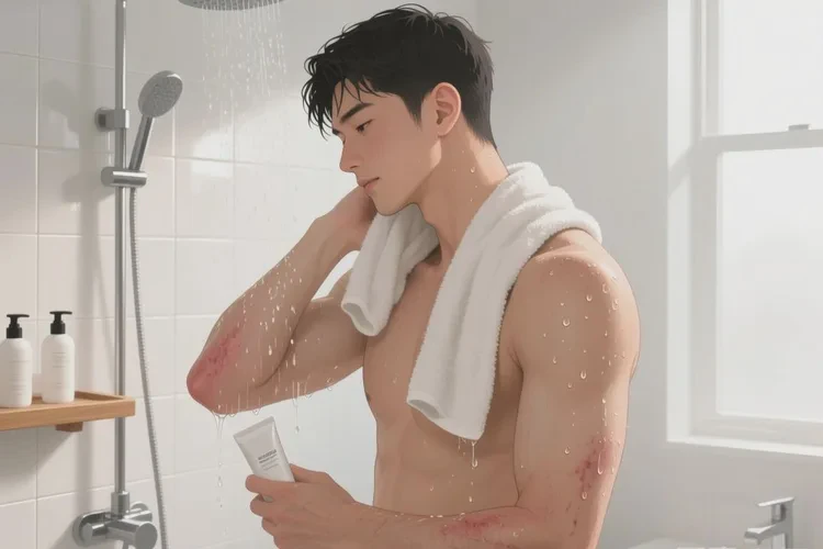 男人手臂上容易起湿疹能治愈吗(图1)