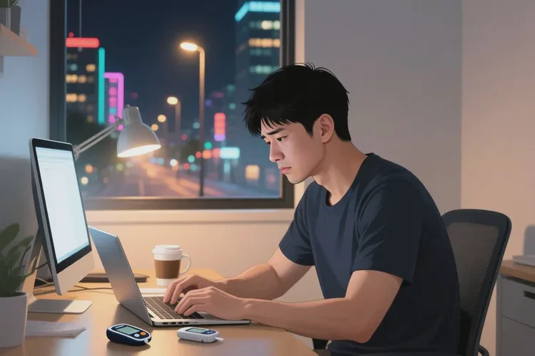 28岁晚上血糖9点8是怎么回事(图1)