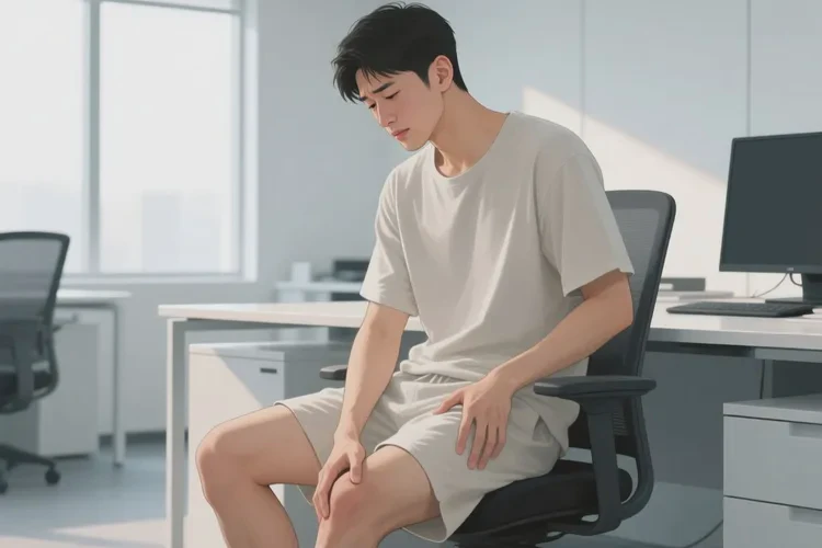 男人大腿上出现湿疹能治愈吗(图1)