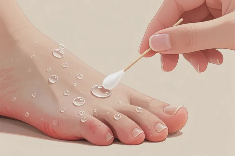 女生脚上偶尔起湿疹能治愈吗(图2)