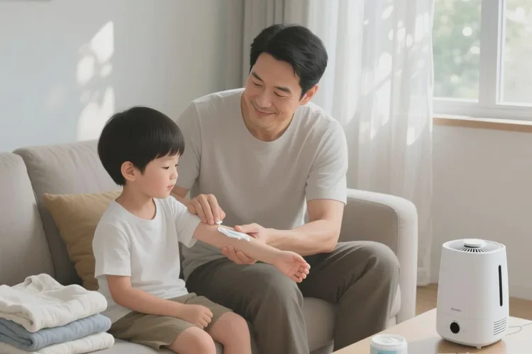 小儿手臂长湿疹能治愈吗(图2)