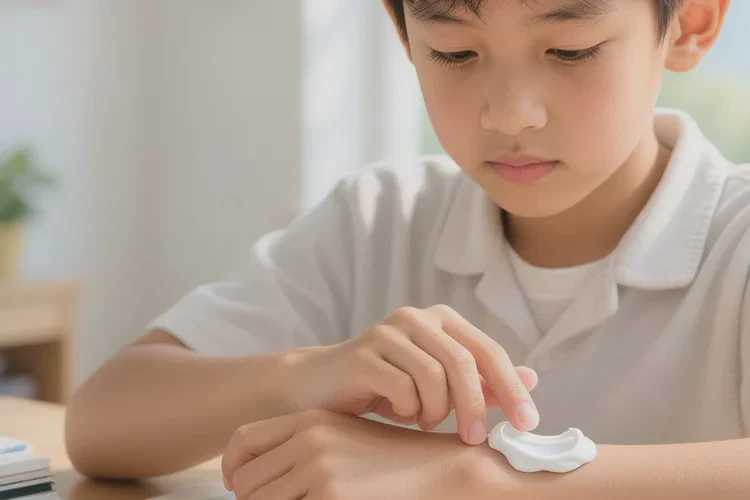 中学生全身长湿疹能治愈吗(图1)