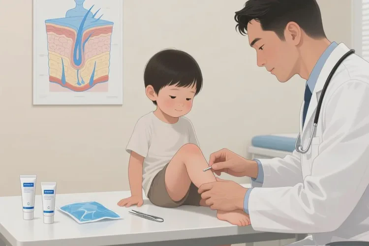 孩子大腿偶尔长湿疹能不能治愈(图2)