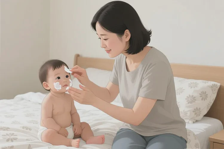 孩子脸上出湿疹能不能治愈(图1)