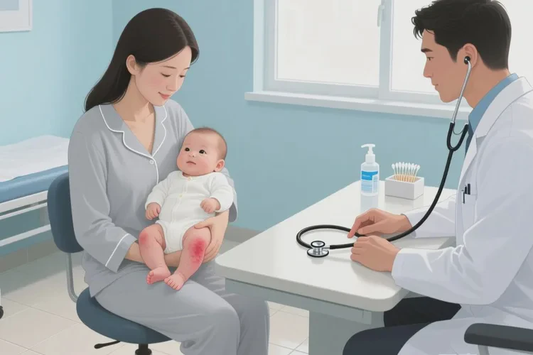 婴儿大腿经常起湿疹能不能治愈(图1)