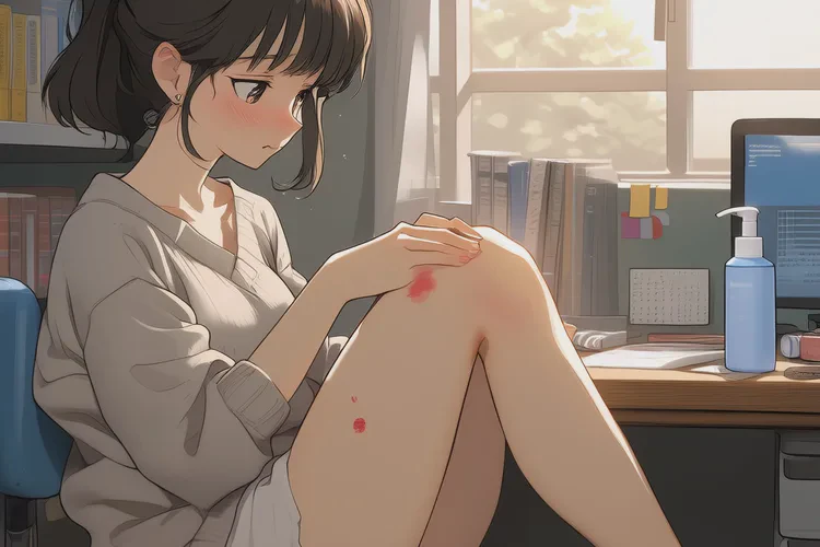 大学生小腿偶尔起湿疹能治愈吗(图1)