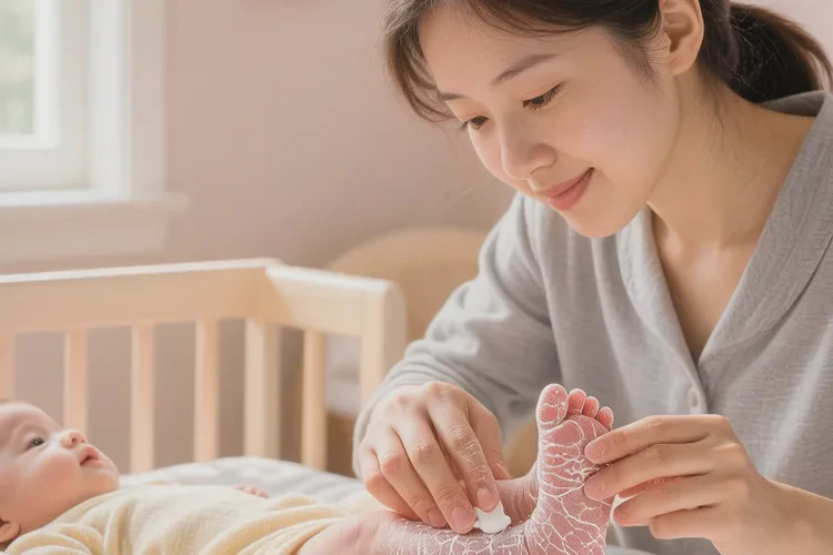 婴幼儿脚上有湿疹能不能治愈(图1)