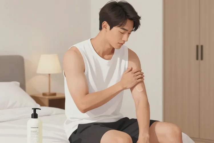 男性手臂上偶尔长湿疹能治愈吗(图4)