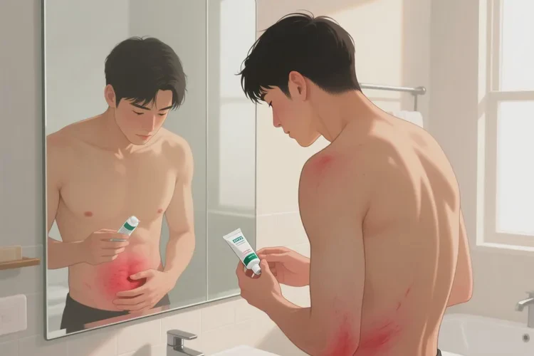 男人肚子上出湿疹能治愈吗(图2)