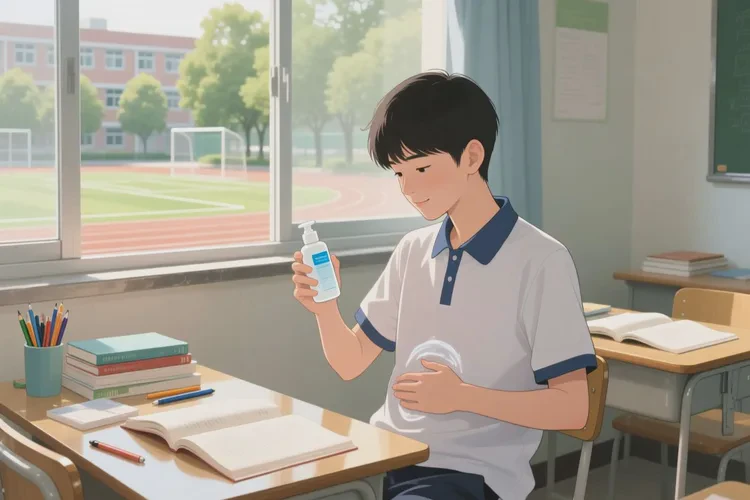 中学生肚子上偶尔起湿疹能治愈吗(图1)