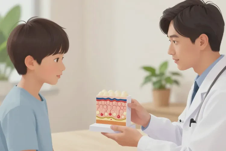 青少年脖子上偶尔长湿疹能治愈吗(图3)