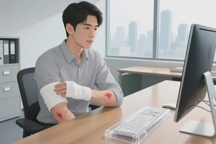 男生手臂上长湿疹能治愈吗(图1)