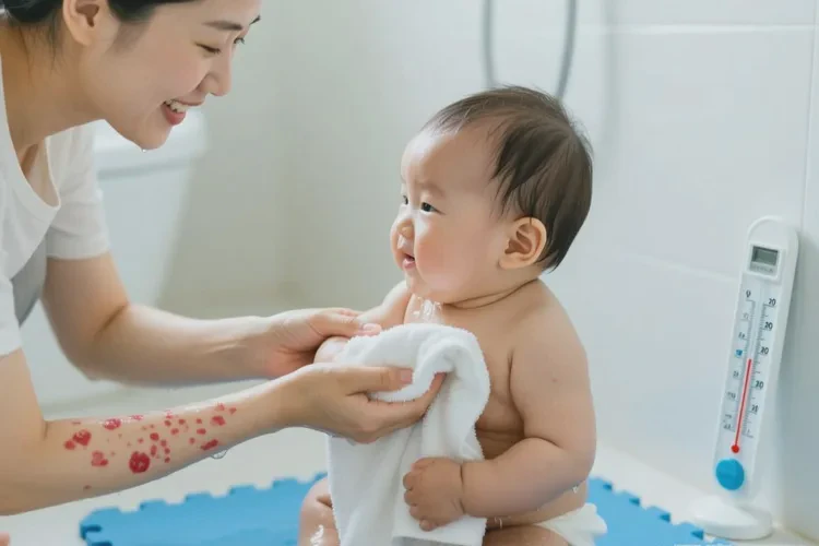 婴幼儿手臂偶尔长湿疹能不能治愈(图1)