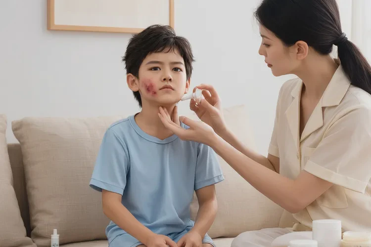 小孩脖子经常起湿疹能不能治愈(图1)