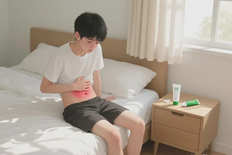 青少年肚子上经常起湿疹能治愈吗(图1)