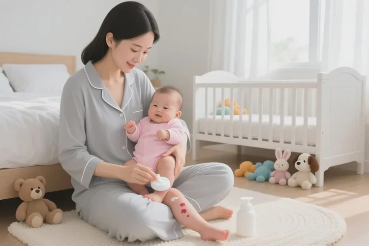 婴幼儿小腿上偶尔起湿疹能不能治愈(图1)