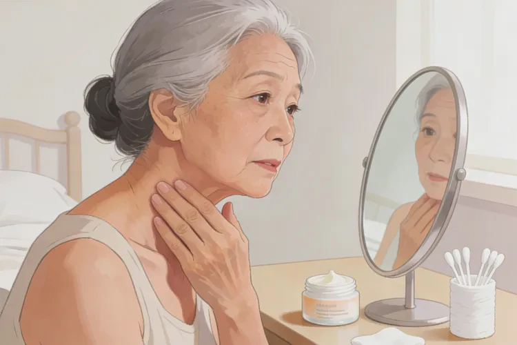 老年人脖子上容易长湿疹能治愈吗(图1)