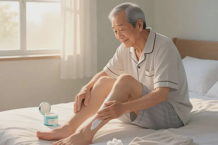 高龄老人大腿起湿疹能治愈吗(图1)