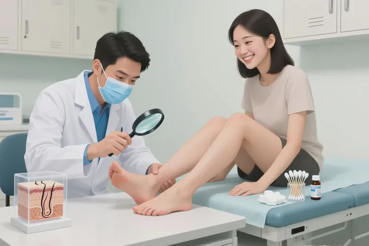 女生脚上经常长湿疹能治愈吗(图2)