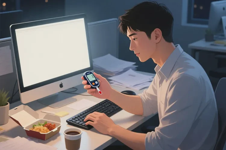 28岁晚上血糖7点6是怎么回事(图1)