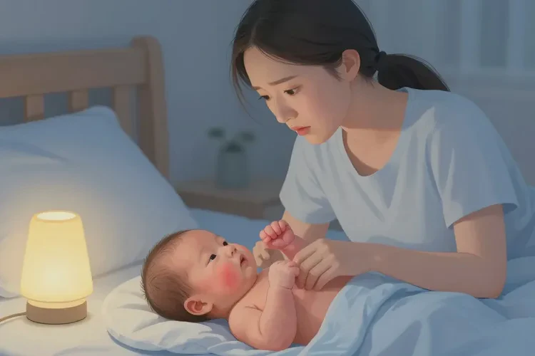 新生儿手上起湿疹可以治愈吗(图1)