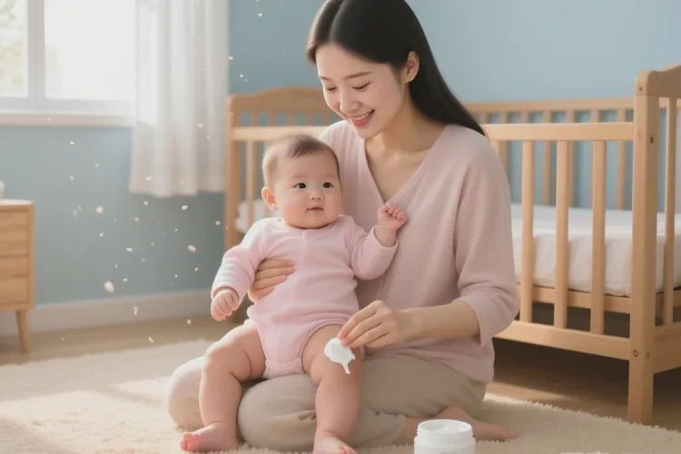 婴儿大腿上出现湿疹能不能治愈(图1)