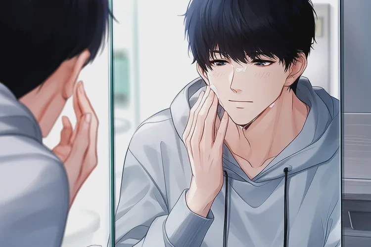 男人面部偶尔长湿疹能治愈吗(图1)