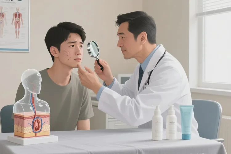 男人脸上容易长湿疹能治愈吗(图2)