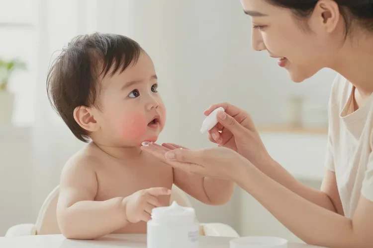 新生儿脸上经常起湿疹可以治愈吗(图4)