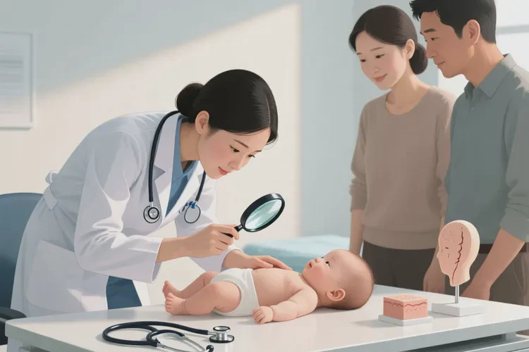 新生儿手臂偶尔起湿疹能治愈吗(图3)