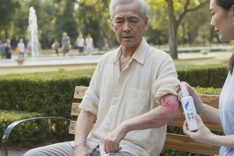 高龄老人手臂偶尔长湿疹能治愈吗(图2)