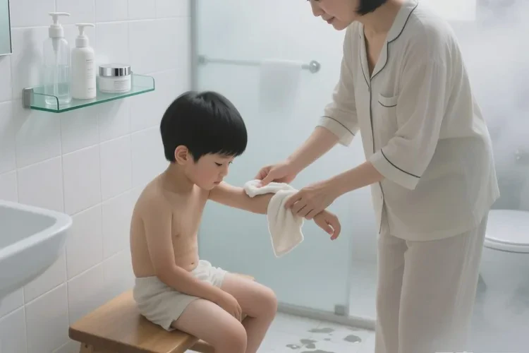 孩子脸上有湿疹能不能治愈(图2)