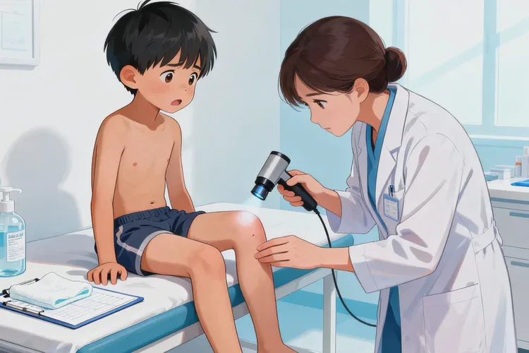 小学生大腿出现湿疹能治愈吗(图2)