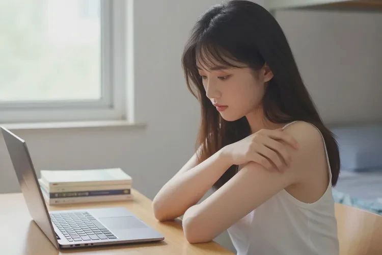 大学生身上起湿疹能治愈吗(图1)