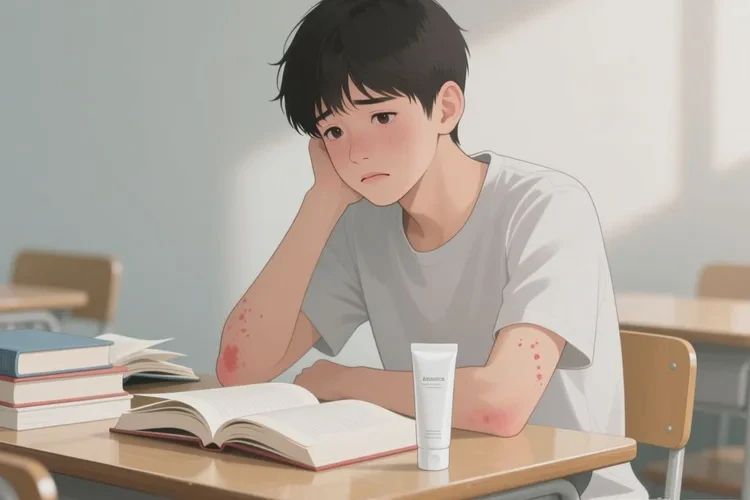 青少年身上容易长湿疹能治愈吗(图1)