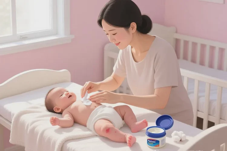 新生儿小腿偶尔起湿疹能治愈吗(图1)